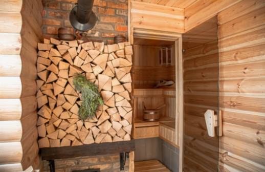Requisitos de ventilación para estufas de sauna de leña.